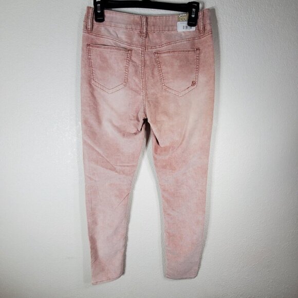 Indigo Rein Womens Color Flex Midrise Skinny Jeans Size 7 Pink Denim Blend - Picture 2 of 15